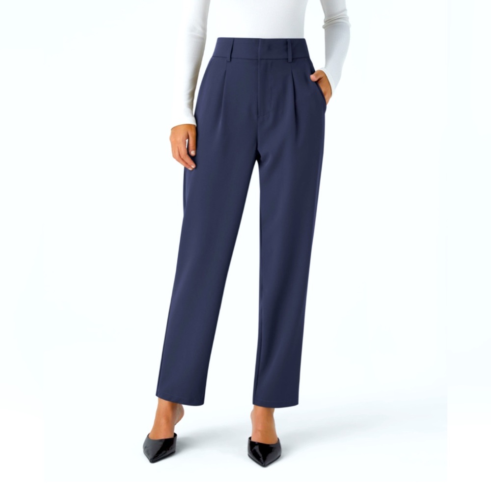 HALARA High Waisted Pocket Solid Work Tapered Pants NEW WITH TAGS (S) regular